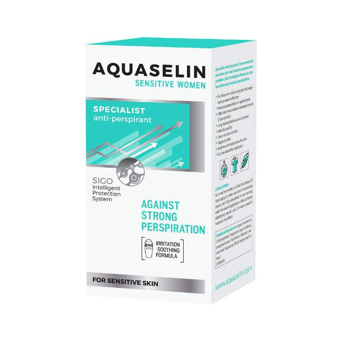 Aquaselin Sensitive Woman Antiperspirant Against Strong Perspiration