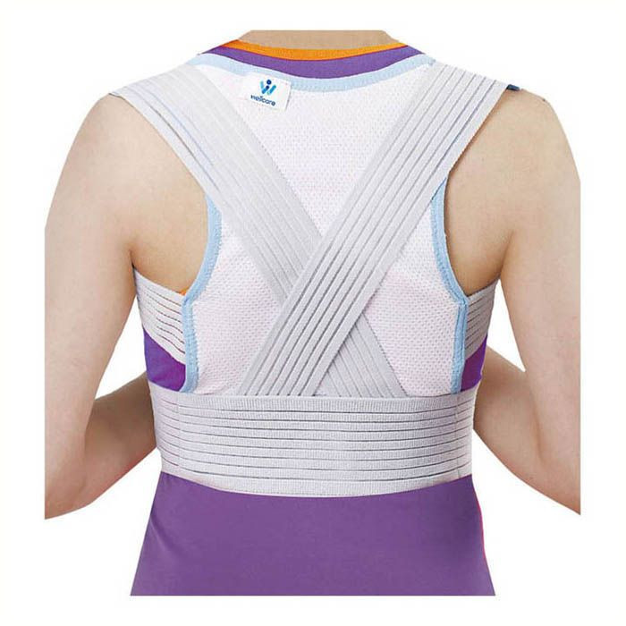 Wellcare Posture Breathable Brace Grey Large Size