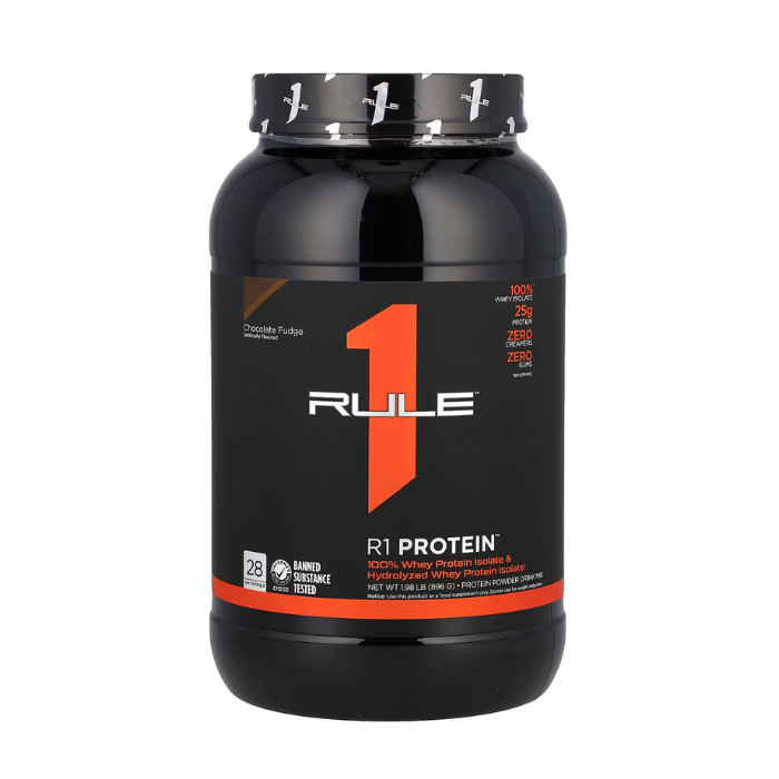 Rule1 Protein 28 Servings Chocolate Fudge 1.98lb