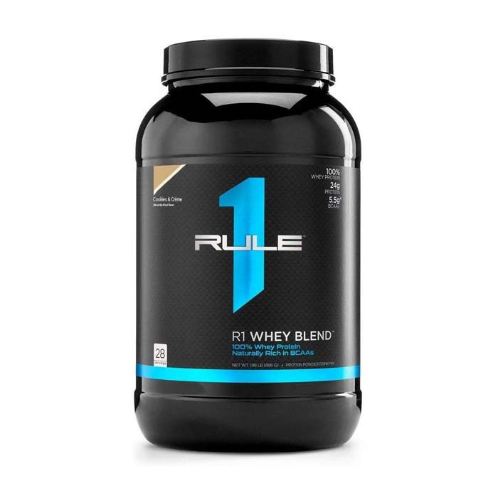 Rule1 Whey Blend 28 Servings Cookies & Cream 2.07 Lb
