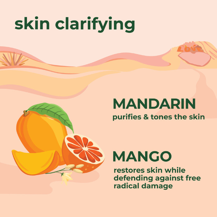 Petal Fresh Pure Mandarin & Mango Body Butter - Deep Hydration for Dry Skin with Natural Oils & Fruit Extracts 8 oz