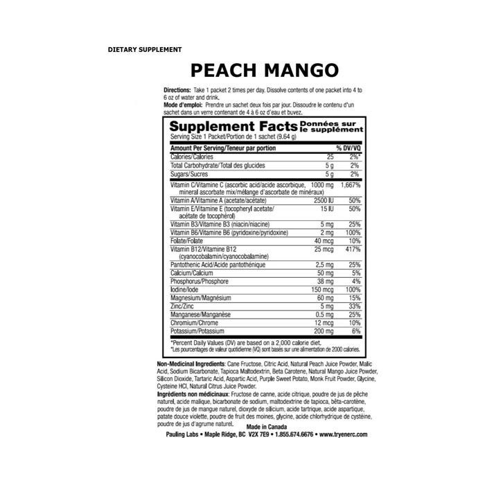 Ener C Peach Mango - Box Of 30 Pieces