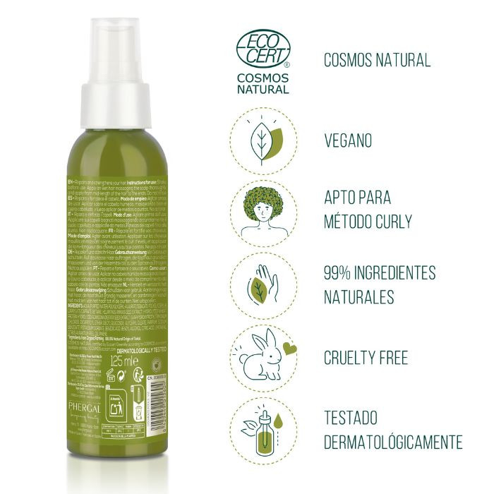 Naturtint Redensifying Serum, Hair Restructuring and Repair Treatment, 99% Natural-Origin Formula, 125ml