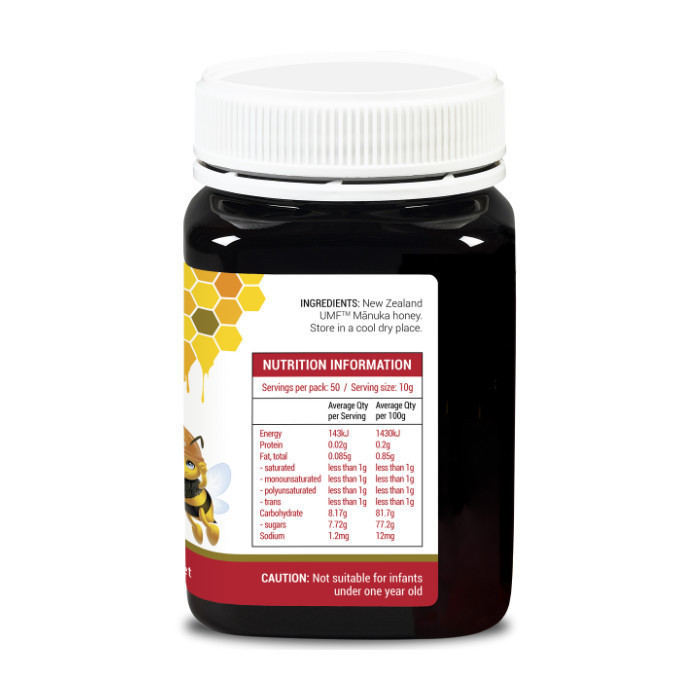 NZ Health Manuka Honey for Kids - UMF 8+ & MGO 180+ Natural Sugar Alternative, No Additives or Colors - 500g