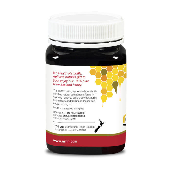 NZ Health Manuka Honey for Kids - UMF 8+ & MGO 180+ Natural Sugar Alternative, No Additives or Colors - 500g