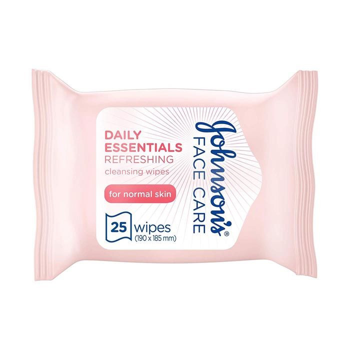 Johnson's Facial Wipes Normal 25's 1+1 Free