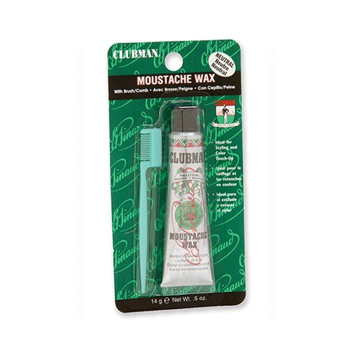 Buy Clubman Moustache Wax Hang PackNeutral 0.5 Oz Life Pharmacy
