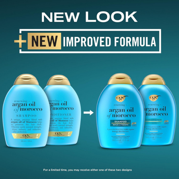 Ogx Moroccan Argan Oil Shampoo 385ml + Conditioner 385ml