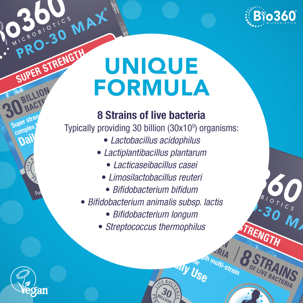Natures Aid Pro-30 Max (30Bilion Daily Probiotic) 60 Capsules