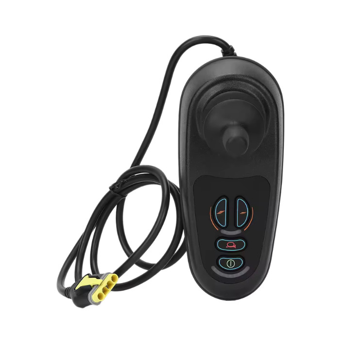 KD Joystick Controller Front Wheel Assembly with Suspension Fork