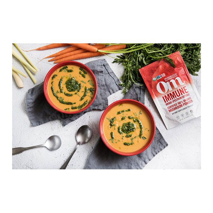 مسحوق الفطر العضوي من Om Immune للدعم المناعي -  100 جم