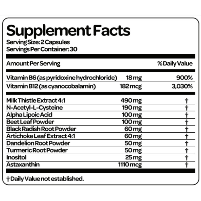 Sunshine Nutrition Liver Purifier 60 Capsules