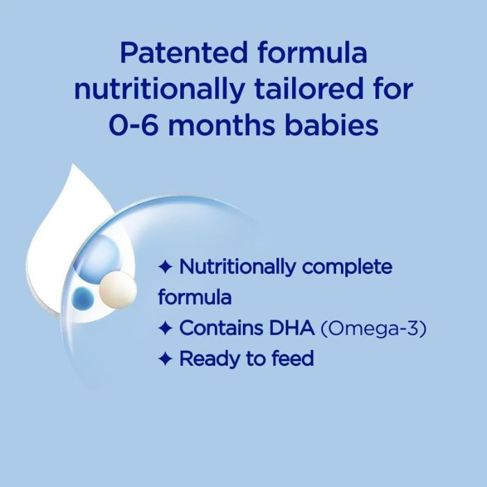 Aptamil Infant Formula Ready To Drink, Complete Baby Nutrition from Birth, 200ml
