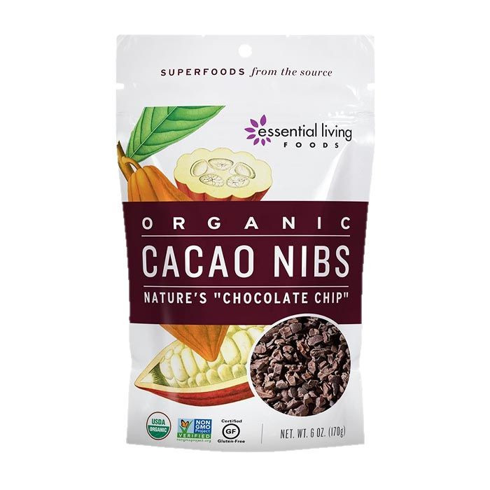 Essential Living Foods Cacao Nibs Organic 6 oz