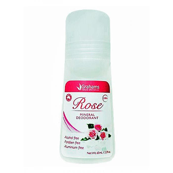 Buy Grahams Natural Mineral Deodorant Rose 65 ml online at best price