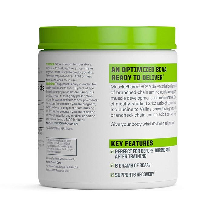 Muscle Pharm Bcaa 3:1:2 Lemon Lime 30 Servings