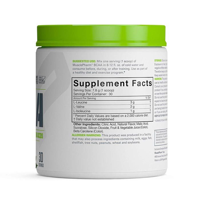 Muscle Pharm Bcaa 3:1:2 Lemon Lime 30 Servings