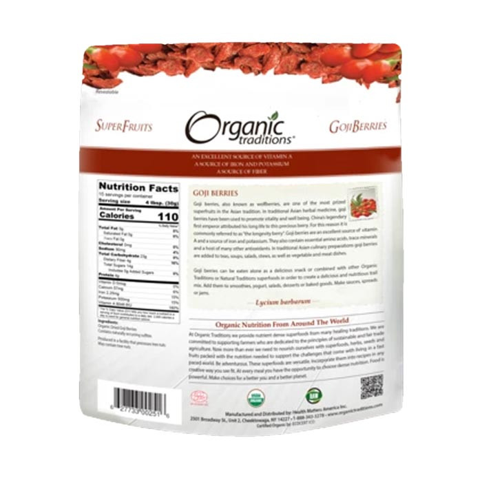 Organic Traditions Goji Berries 227g