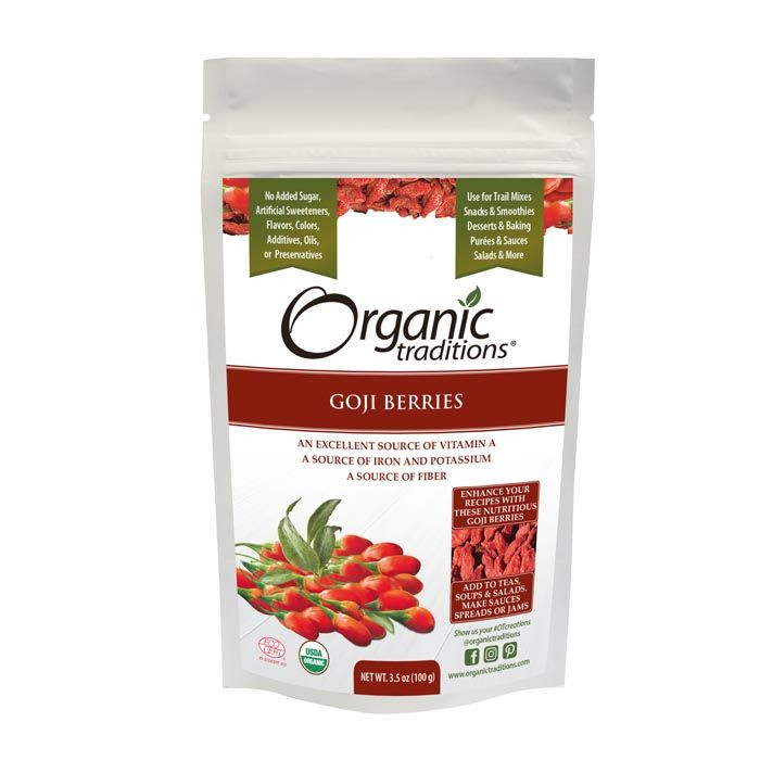 Organic Traditions Goji Berries 100 g