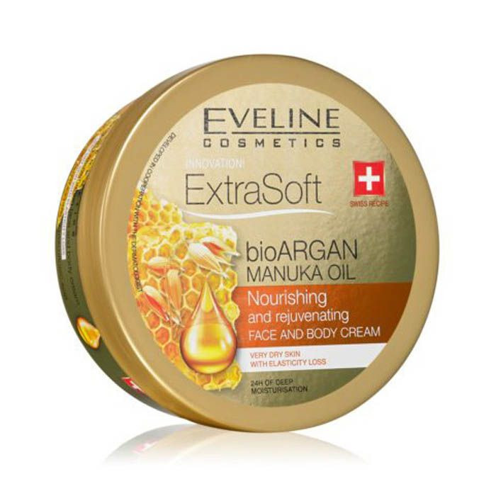 Eveline Soft Bioargan Manuka Oil Face & Body Cream 175 ml high resolution image