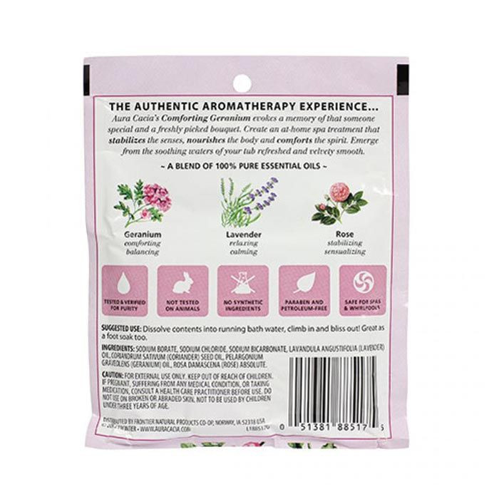 Aura Cacia Comforting Geranium Mineral Bath 70.9 g
