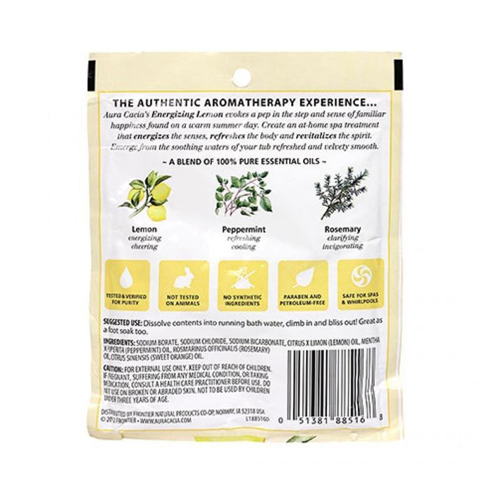 Aura Cacia Energizing Lemon Mineral Bath 70.9 g