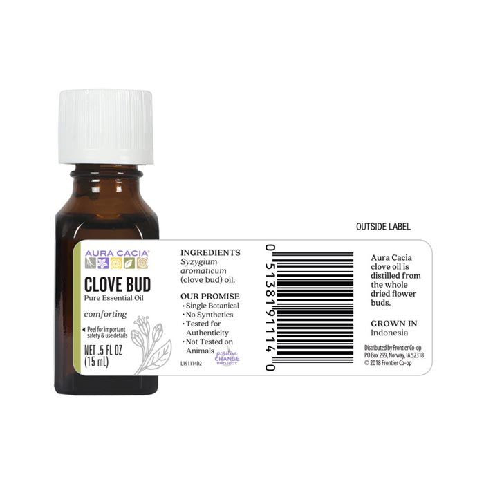 Aura Cacia Clove Bud Essential Oil 15 ml