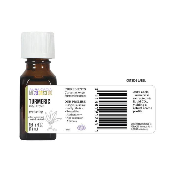 Aura Cacia Turmeric Extract Essential Oil 15 ml