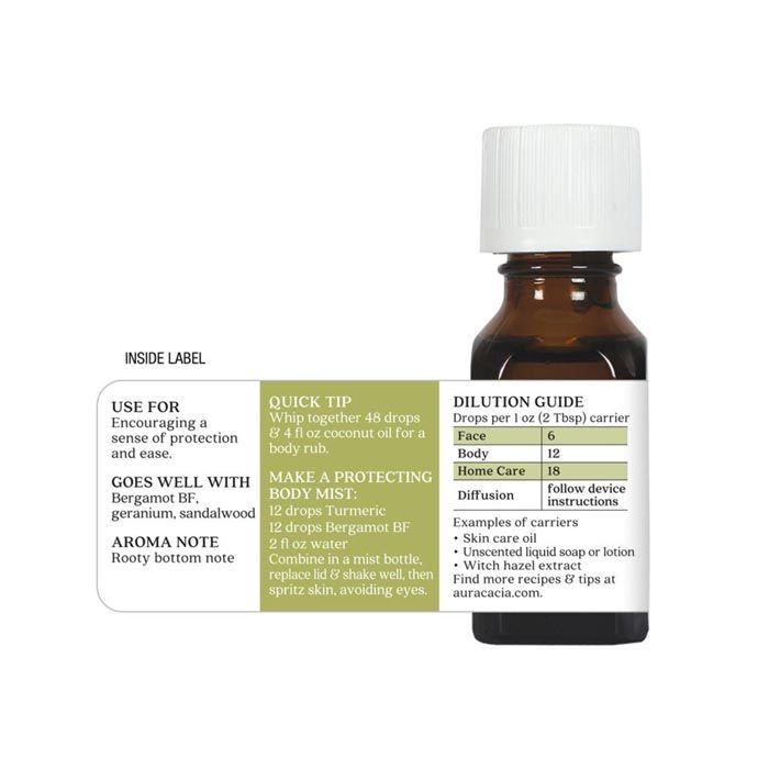 Aura Cacia Turmeric Extract Essential Oil 15 ml