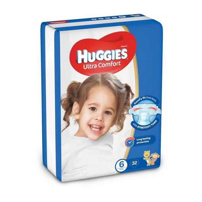 حفاضات هجيز سوبرفليكس حجم 6 - 32 حبة