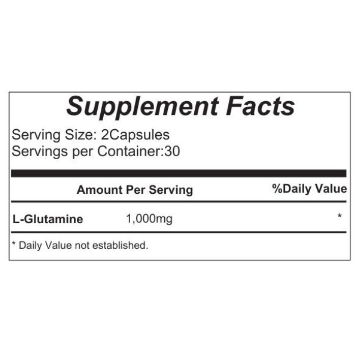 Muscle Core L-Glutamine 1000 mg 60 Capsules