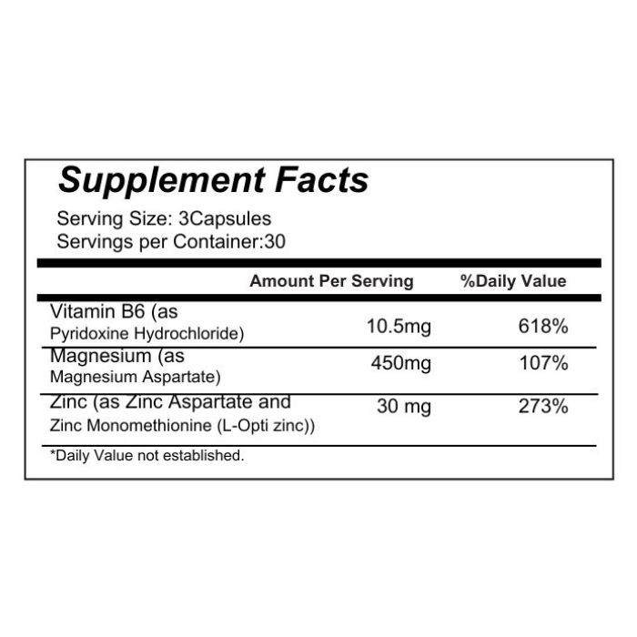 Muscle Core ZMA 90 Capsules