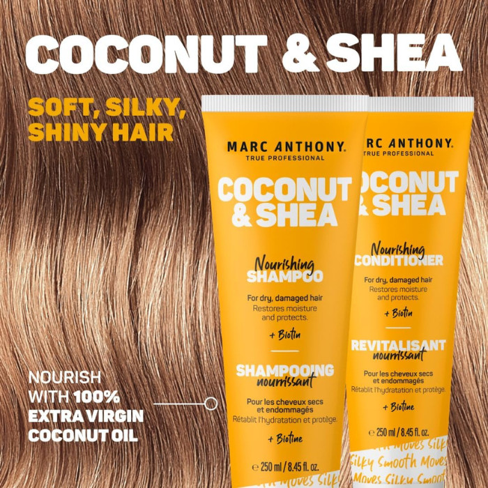 Marc Anthony Coconut Oil Shampoo 250ml + Conditioner 250ml Combo