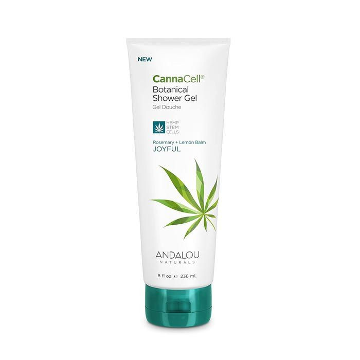 Andalou Naturals Cannacell Botanical Shower Gel Rosemary + Lemon Balm 236 ml