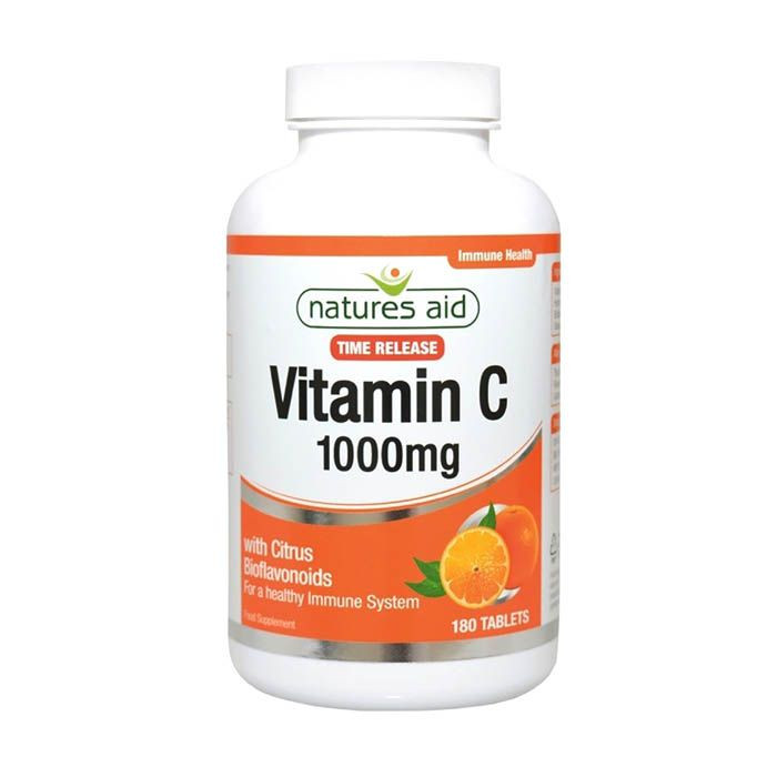 Natures Aid Vitamin C 1000 mg Time Release Tablets 180's