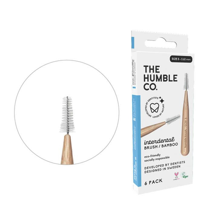 The Humble Co. Bamboo Interdental Brush Size 3 Blue 6's