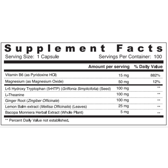 Sunshine Nutrition Relax 100's Vegetable Capsules