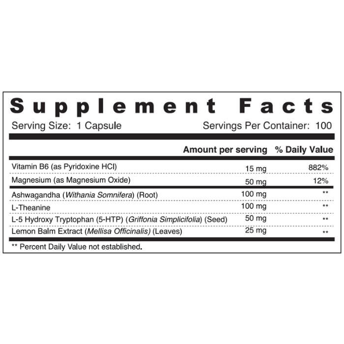 Sunshine Nutrition Morning Relax 100's Vegetable Capsules