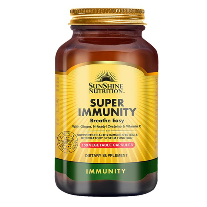 Sunshine Nutrition Immunity Support Breathe Easy Caps 100's