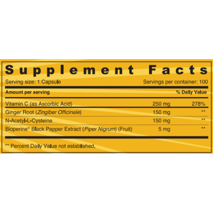 Sunshine Nutrition Immunity Support Breathe Easy Caps 100's