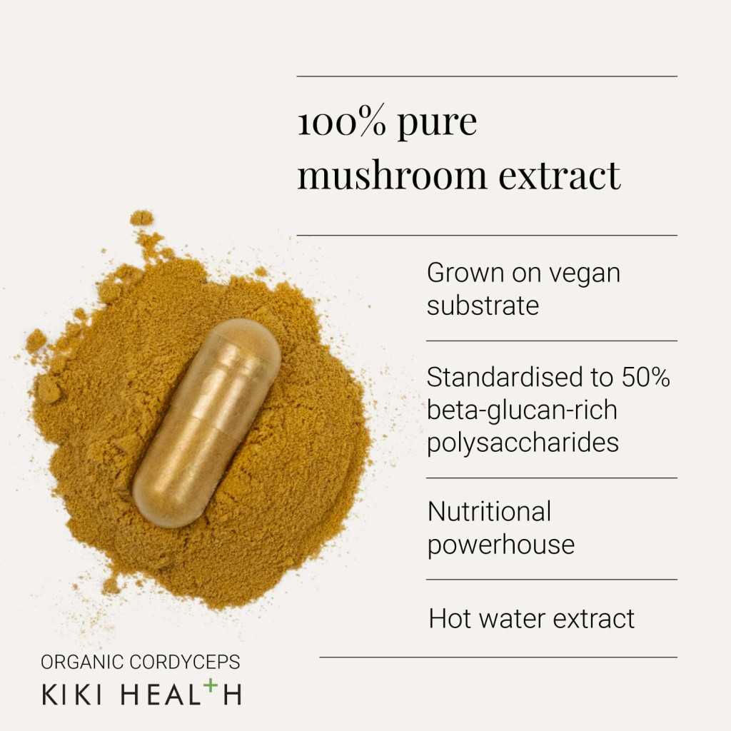 60 كبسولة كورديسيبس النباتية العضوية من كيكي هيلث