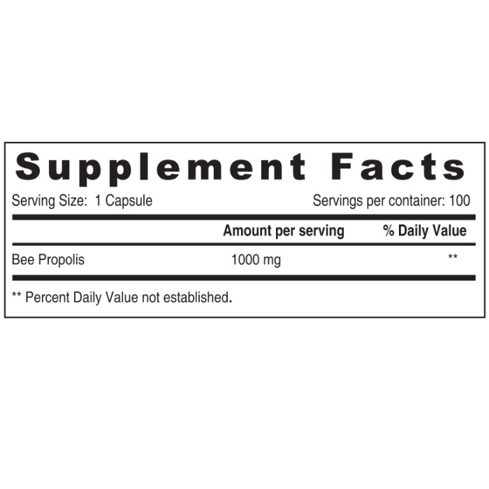 Sunshine Nutrition Bee Propolis 1000mg Capsule 100's