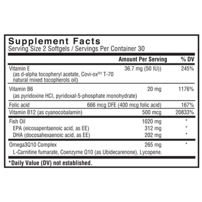 Sunshine Nutrition Omega3q10 Softgel 60's