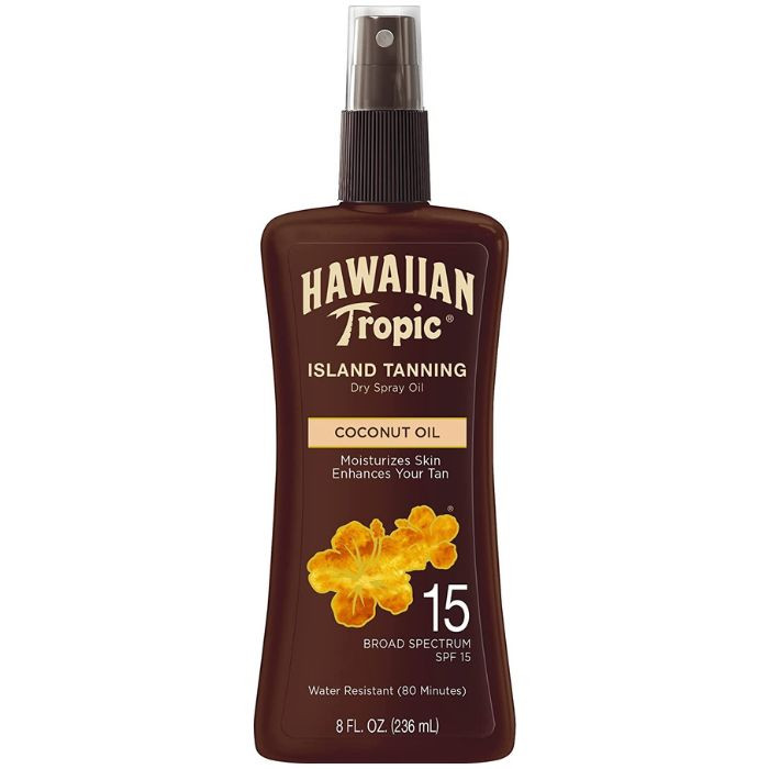 Buy Hawaiian Tropic Island Spf15 Tanning Coconut Oil Spray 236 ml