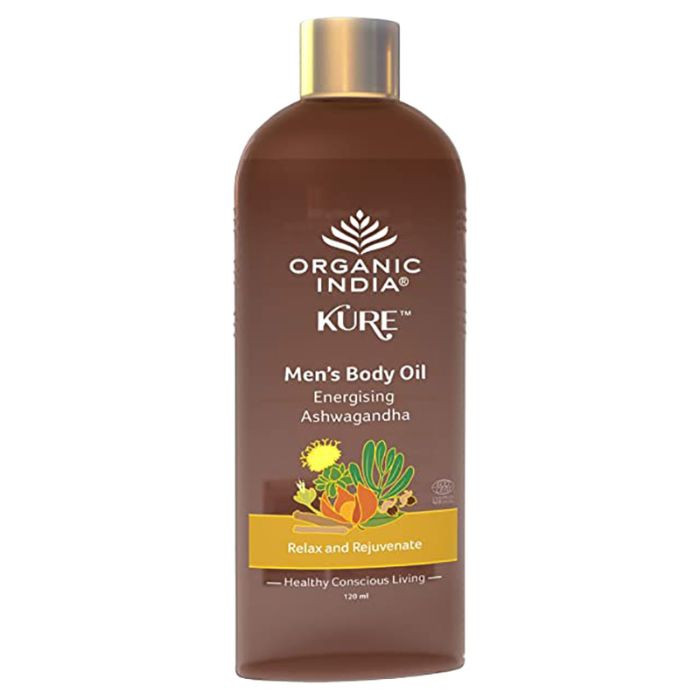 Buy Organic India Kure Men's Body Oil 120 ml online at best price in