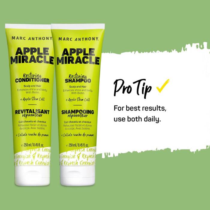 Marc Anthony Apple Miracle Shampoo 250ml + Conditioner 250ml