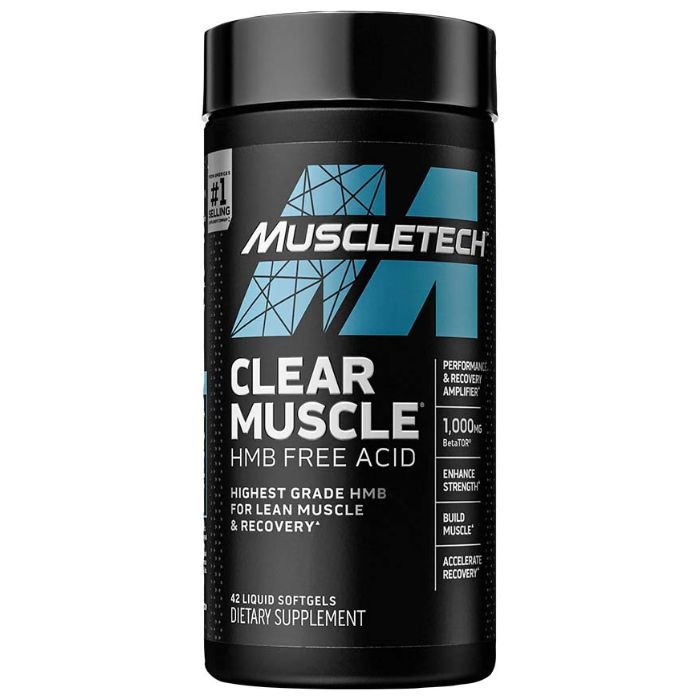 Muscletech CLEAR MUSCLE 42 Softgels front view