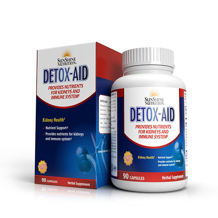 Sunshine Detox-Aid Kidney Health 90 Caps
