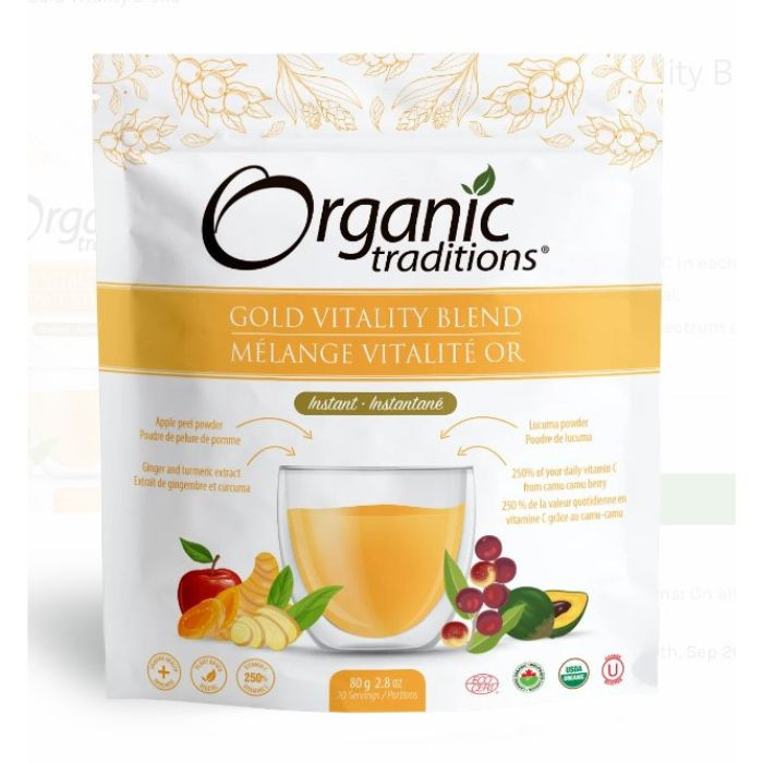 Buy Organic Traditions Gold Vitality Blend 80 g online at best price in