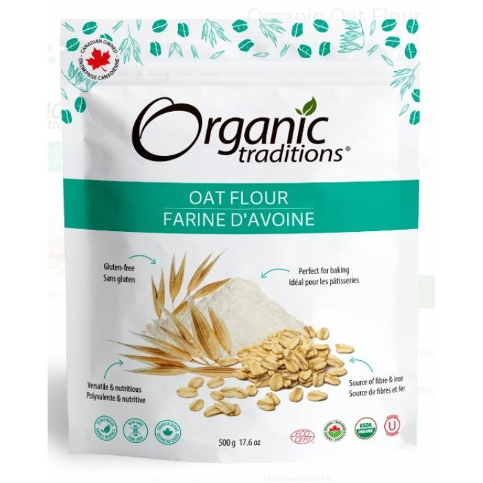 Buy Organic Traditions Oat Flour 500 g online at best price in the UAE